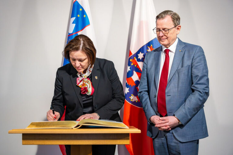 Inaugural visit of Dr. Ana Polak Petrič to Thüringen