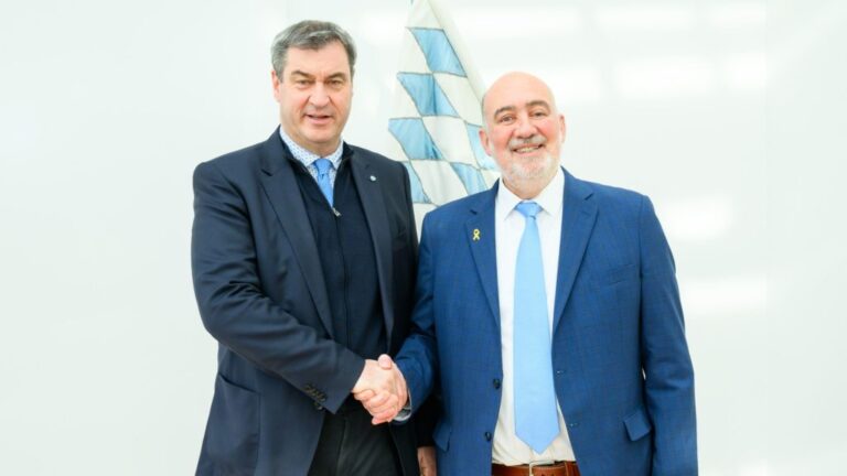 Prof. Ron Prosor & Dr. Gutmann held foreign and security policy talks in Bavaria 