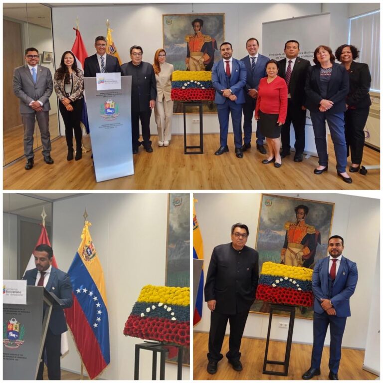 Commemoration of Venezuela’s National Day at the Embassy in The Hague