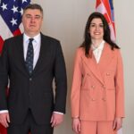 President Zoran Milanović & Ambassador Nathalie Rayes – Picture by Ured predsjednika Republike Hrvatske, Marko Beljan