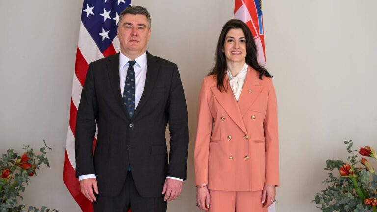 USA’s Ambassador Nathalie Rayes presents credentials in Croatia