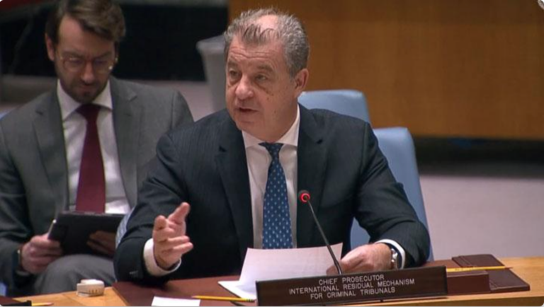 Prosecutor Serge Brammertz Addresses the United Nations Security Council