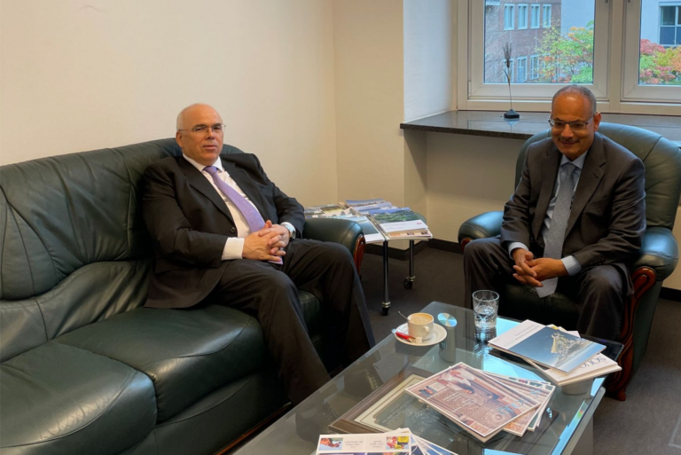 Algerian Ambassador Larbi El Hadj Ali met with Ghorfa Secretary-General