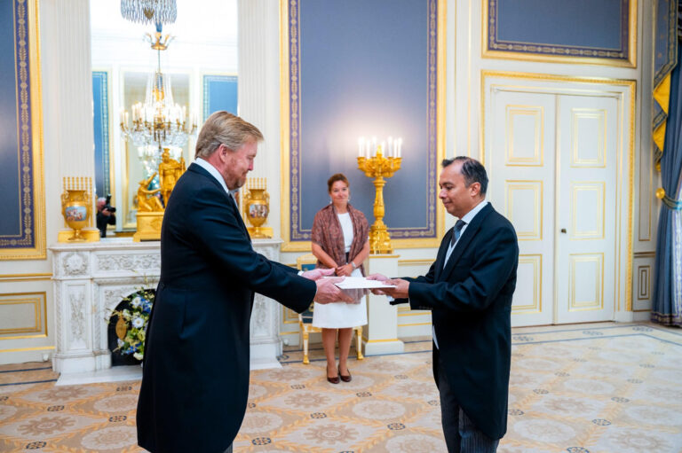 Ambassador Agustín Vásquez Gómez El Salvador Presents Letters of Credence