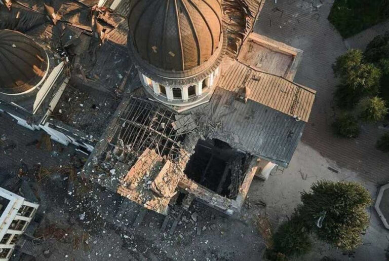 Bombed Odesa Cathedral: Financial assistance from Italy expected in December