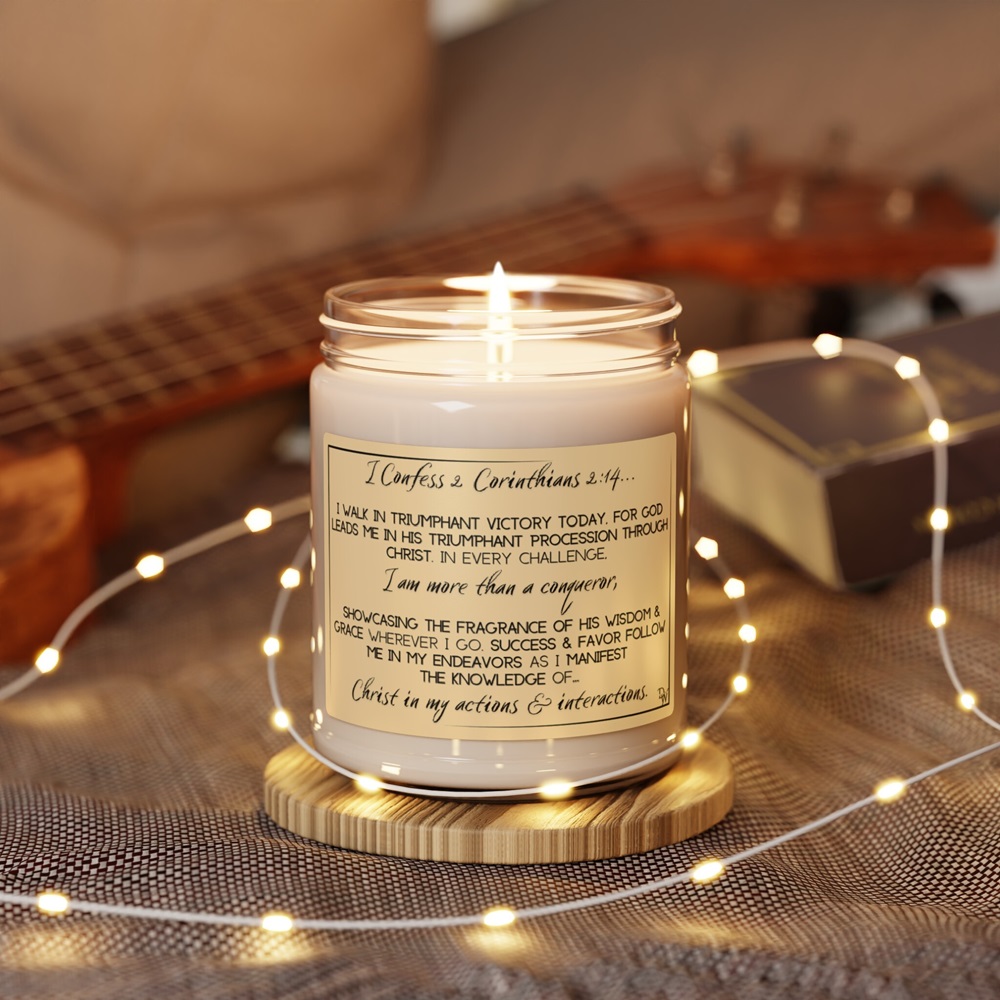 candles with scripture