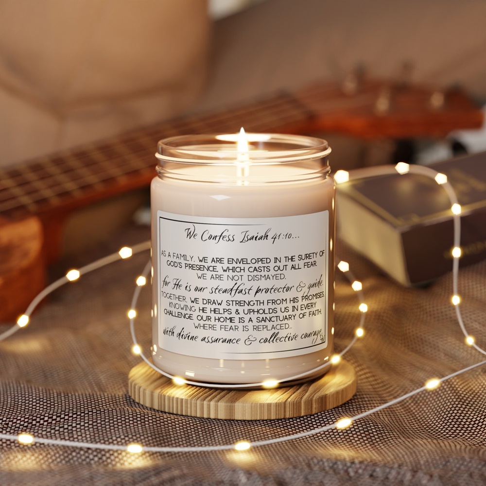 scented scripture candles