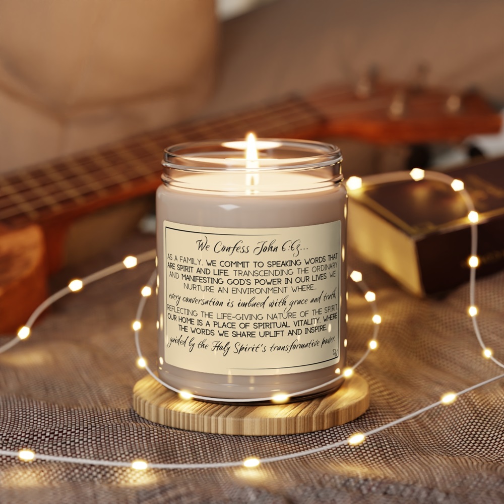 candles with bible verses on them