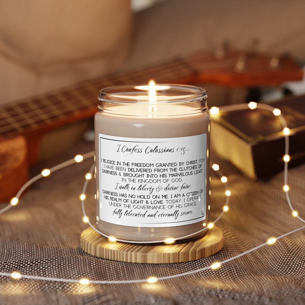 christmas bible verse candles