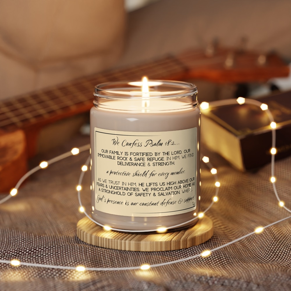 scented candles with sayings