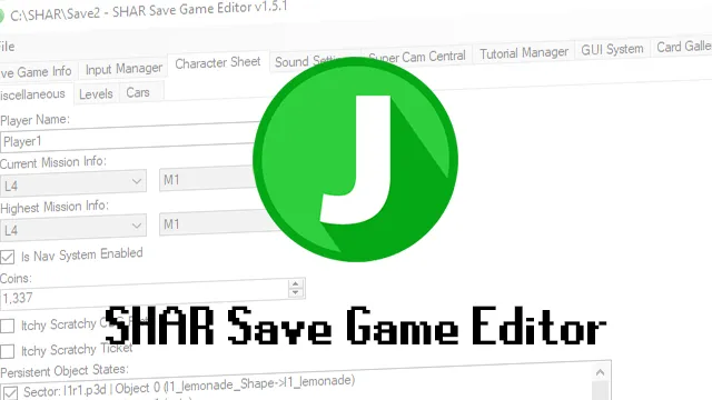 Banner image for SHAR Save Game Editor