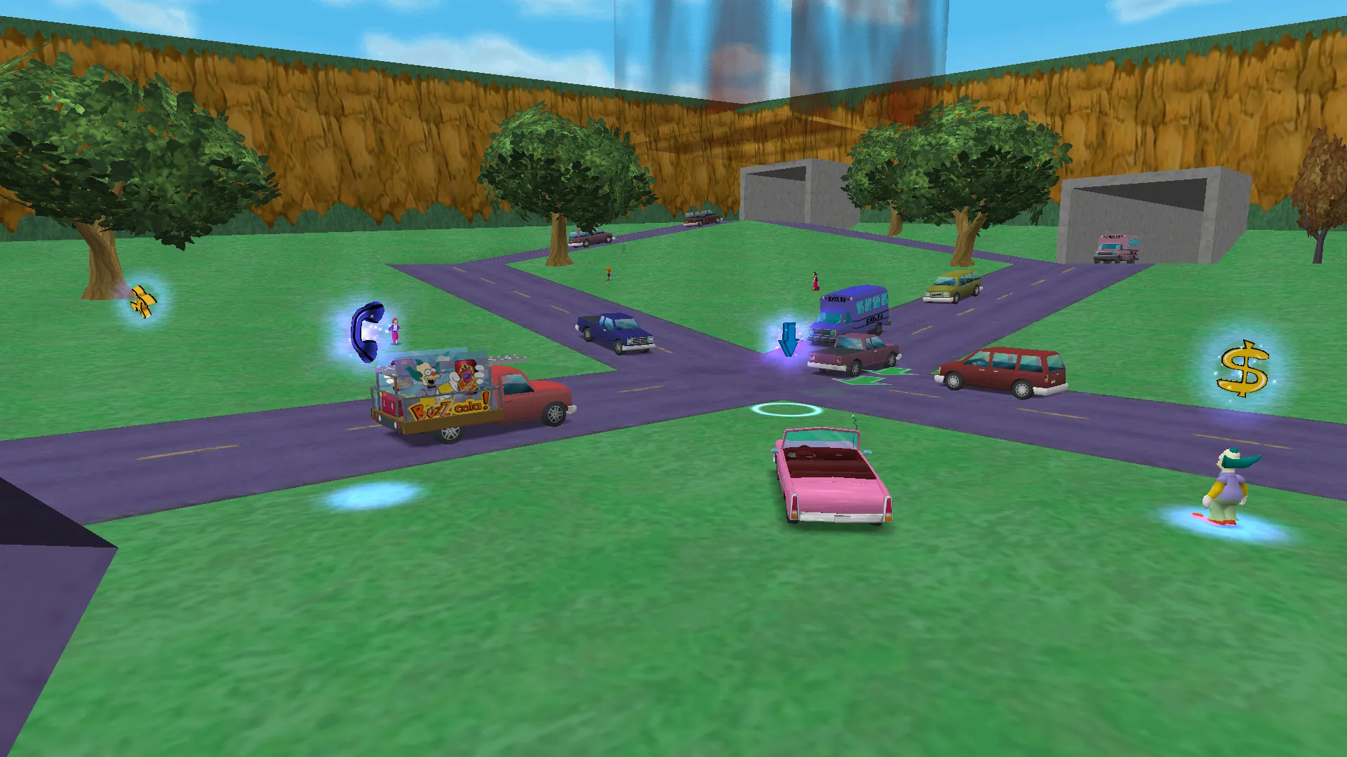 A large set of traffic.