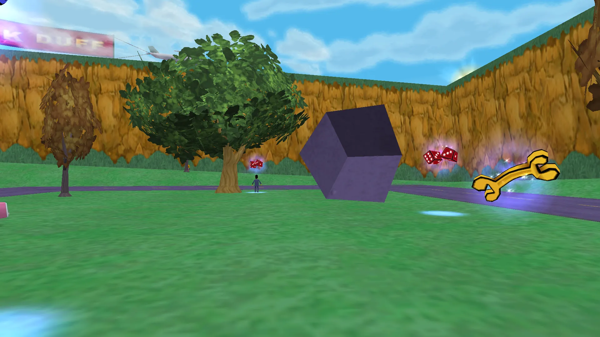 A demonstration of a cube that is displayed inside out.