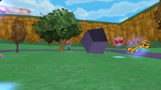 A demonstration of a cube that is displayed inside out.