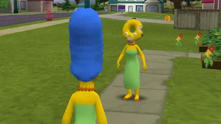 Donut Marge (Homer) talking to Marge
