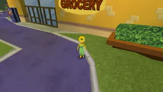 Donut Marge looking for snacks.