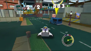 Bart racing an Animal Control van!