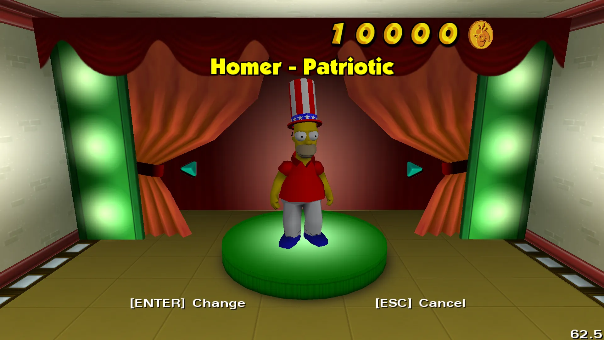 Homer wearing the "Patriotic" outfit before it was a problem.