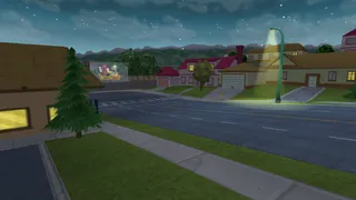 A photo of an empty street with nothing to see here.