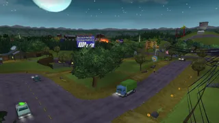 Another view of the trailer park.