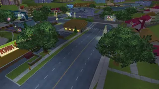 Another view of the side street.