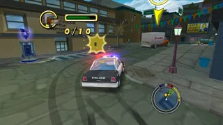 Wiggum chasing down a Try-N-Save van.