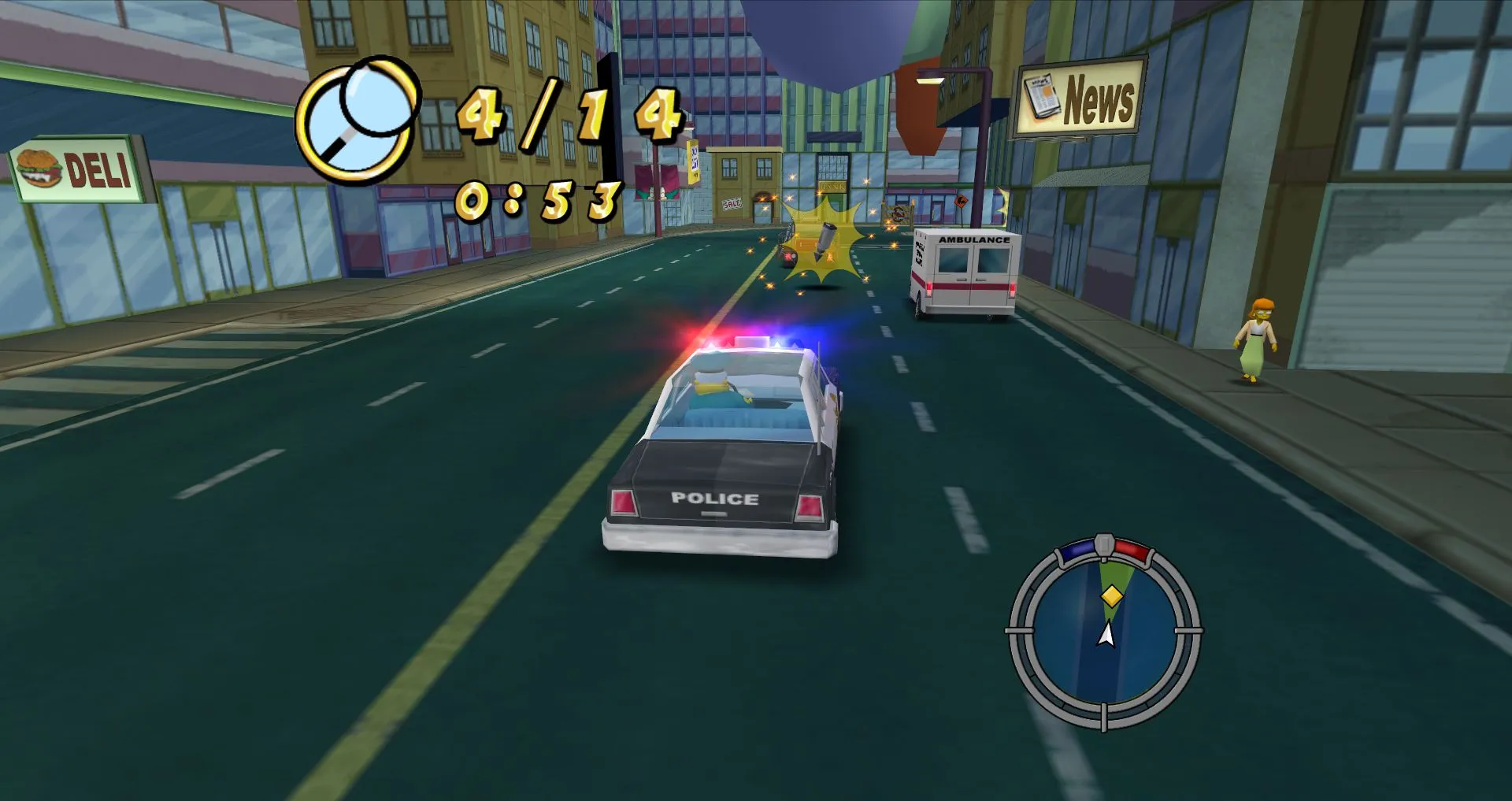 Wiggum collecting evidence!