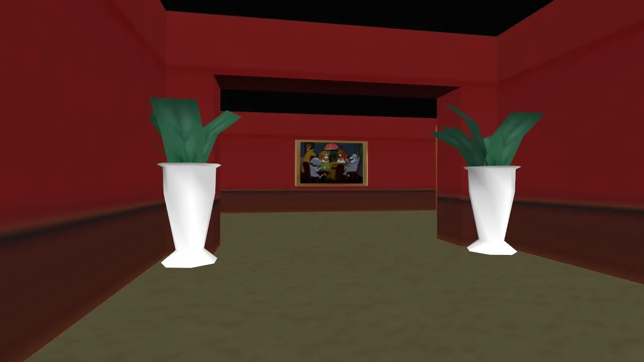 A mysterious hallway...