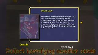 Collect horrifying monster cards