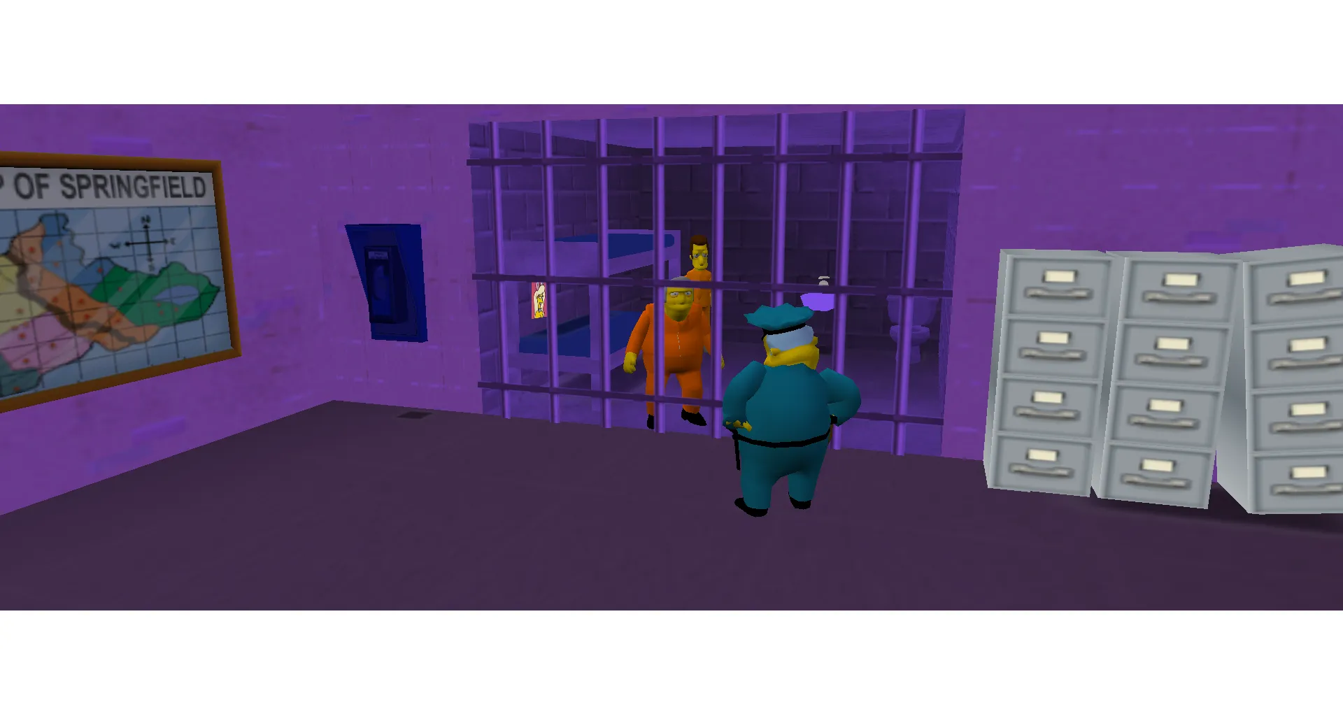 Fat Tony behind bars