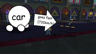 Jake's Example Car at a meeting in the Stonecutter's Secret Tunnel