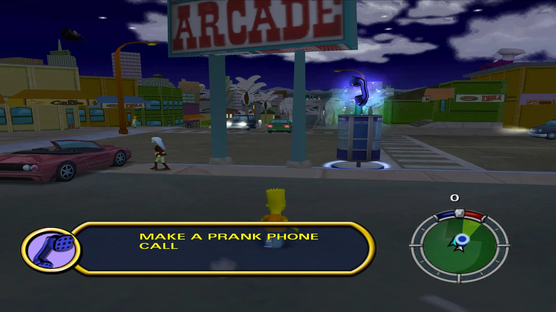 A vandal kid about to make prank phone calls