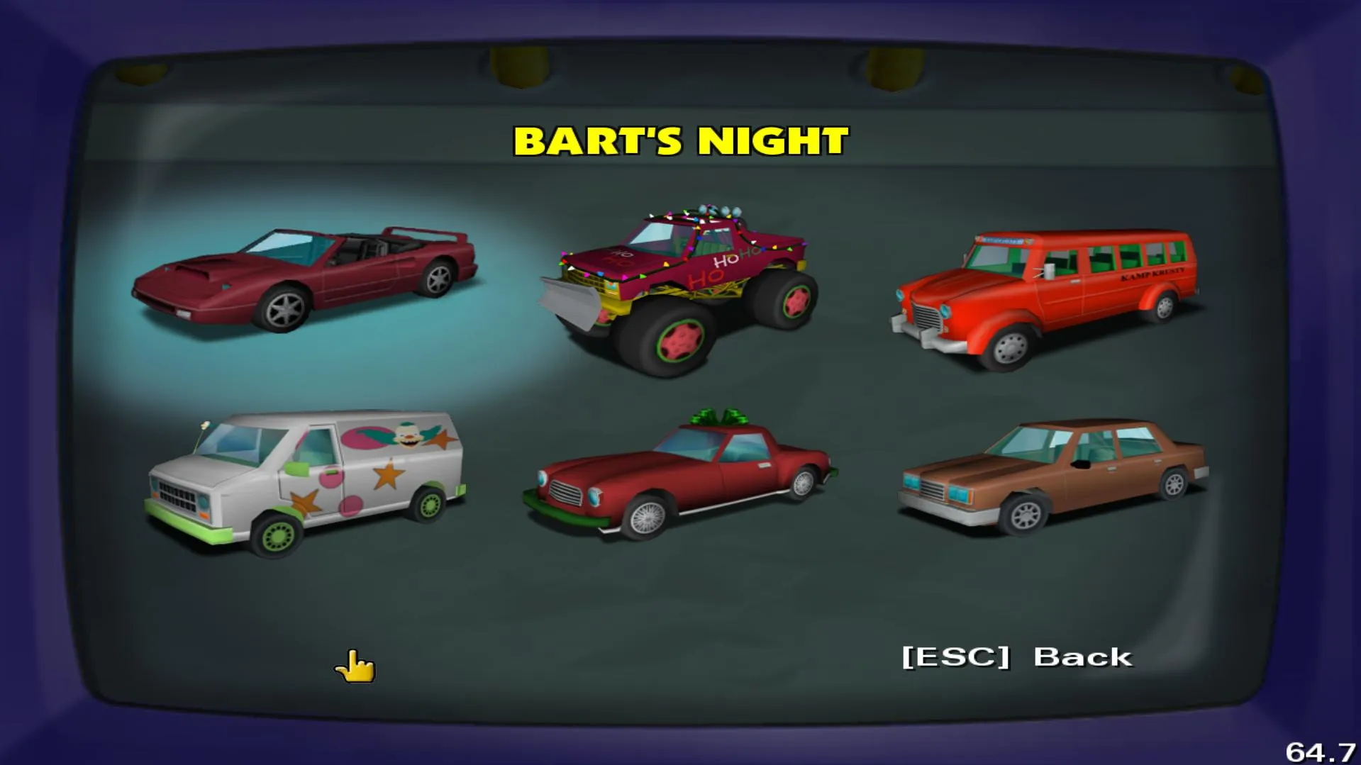 Bart's Car Collection