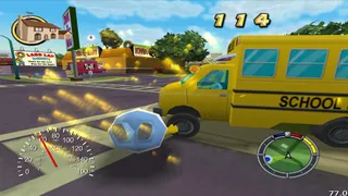 Homer Ball hitting stuff