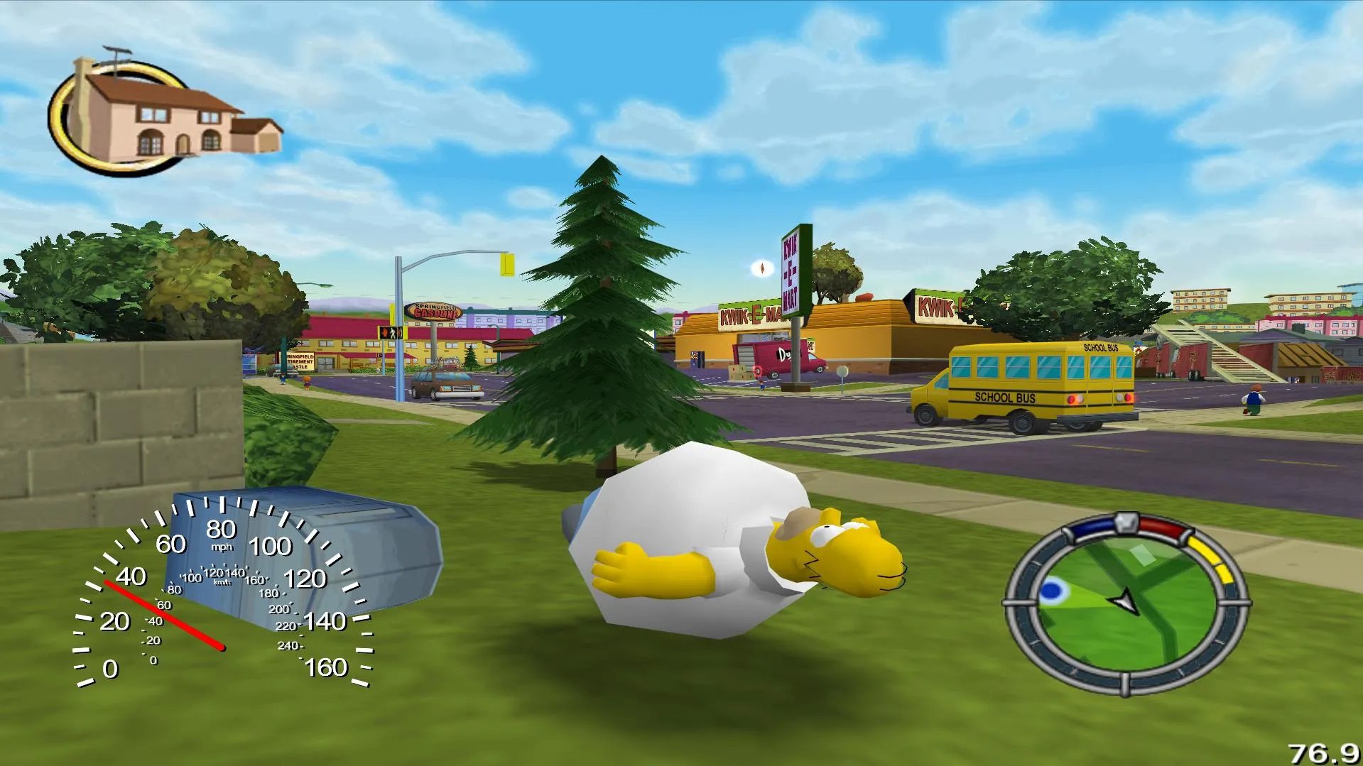 Homer Ball being a nuisance