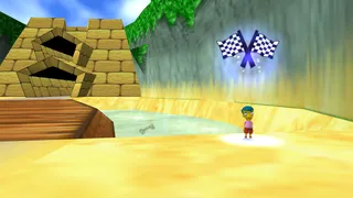 Milhouse stands guard as he waits for his next time trial opponent.