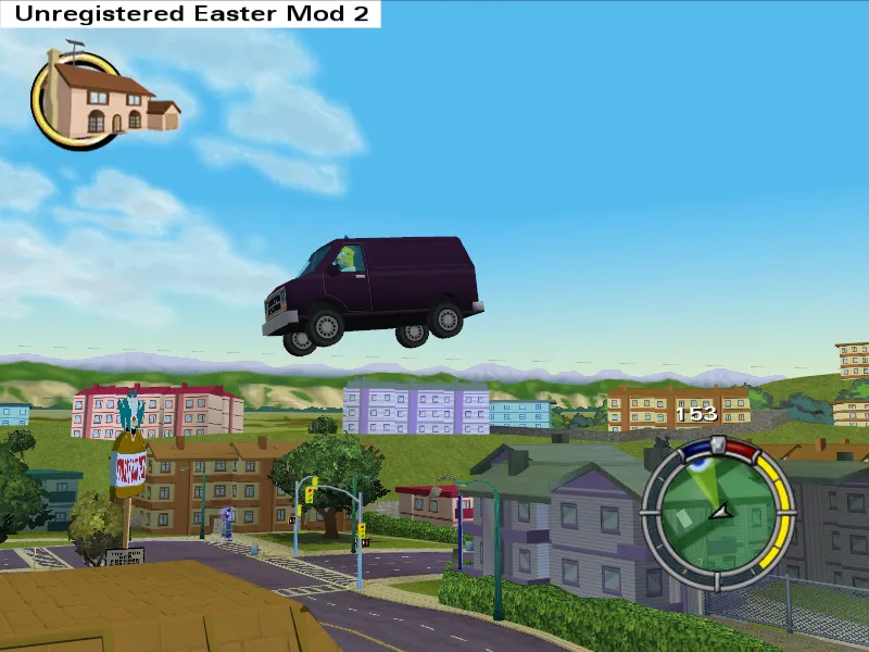 A van that is not suspicious or windowless in the slightest going off a sick jump.