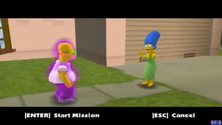 Homer's clone talking to Marage