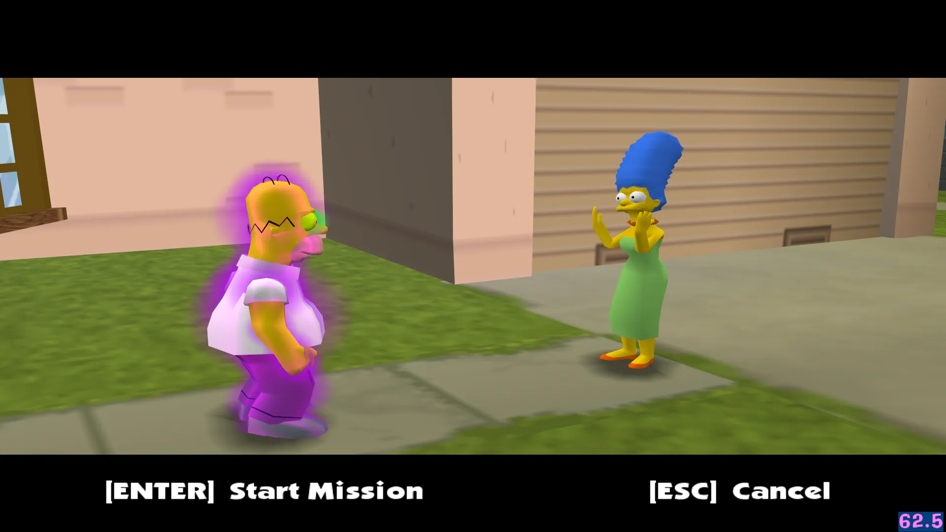 Homer's clone talking to Marage