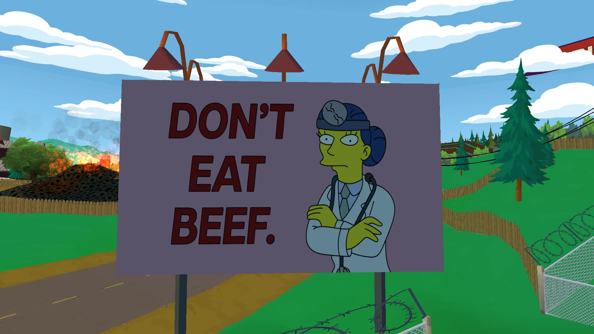 Don't Eat Beef billboard