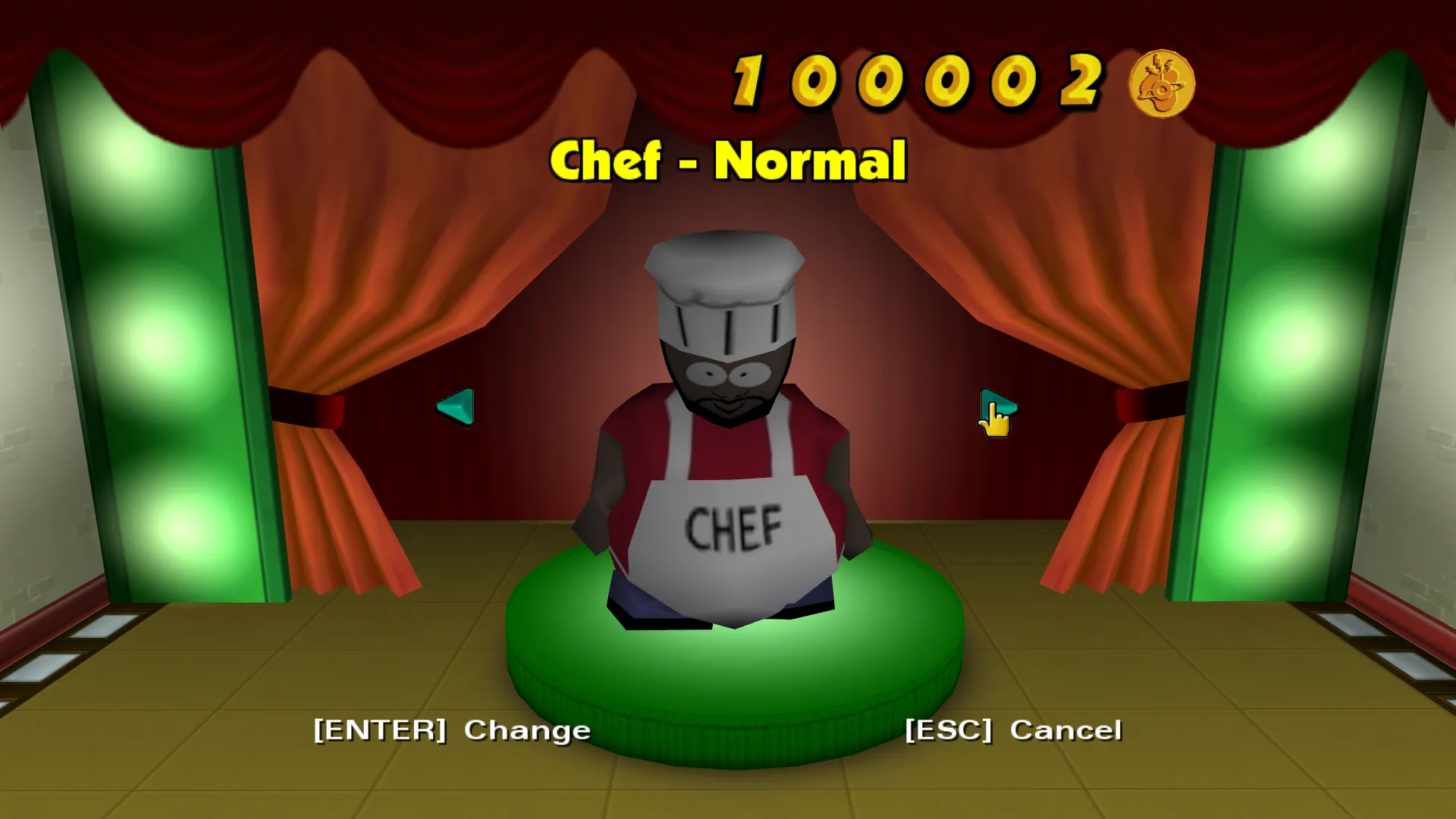 Chef in the shop