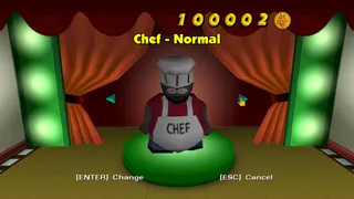 Chef in the shop
