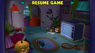 Two Main Menu themes at once: the environment is using the Halloween theme, whilst Homer is using the Christmas theme.