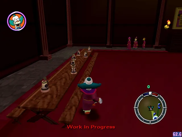 krusty as a stonecutter