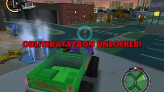 A screenshot showing "OBLITERATATRON UNLOCKED!" on the screen after getting into it.