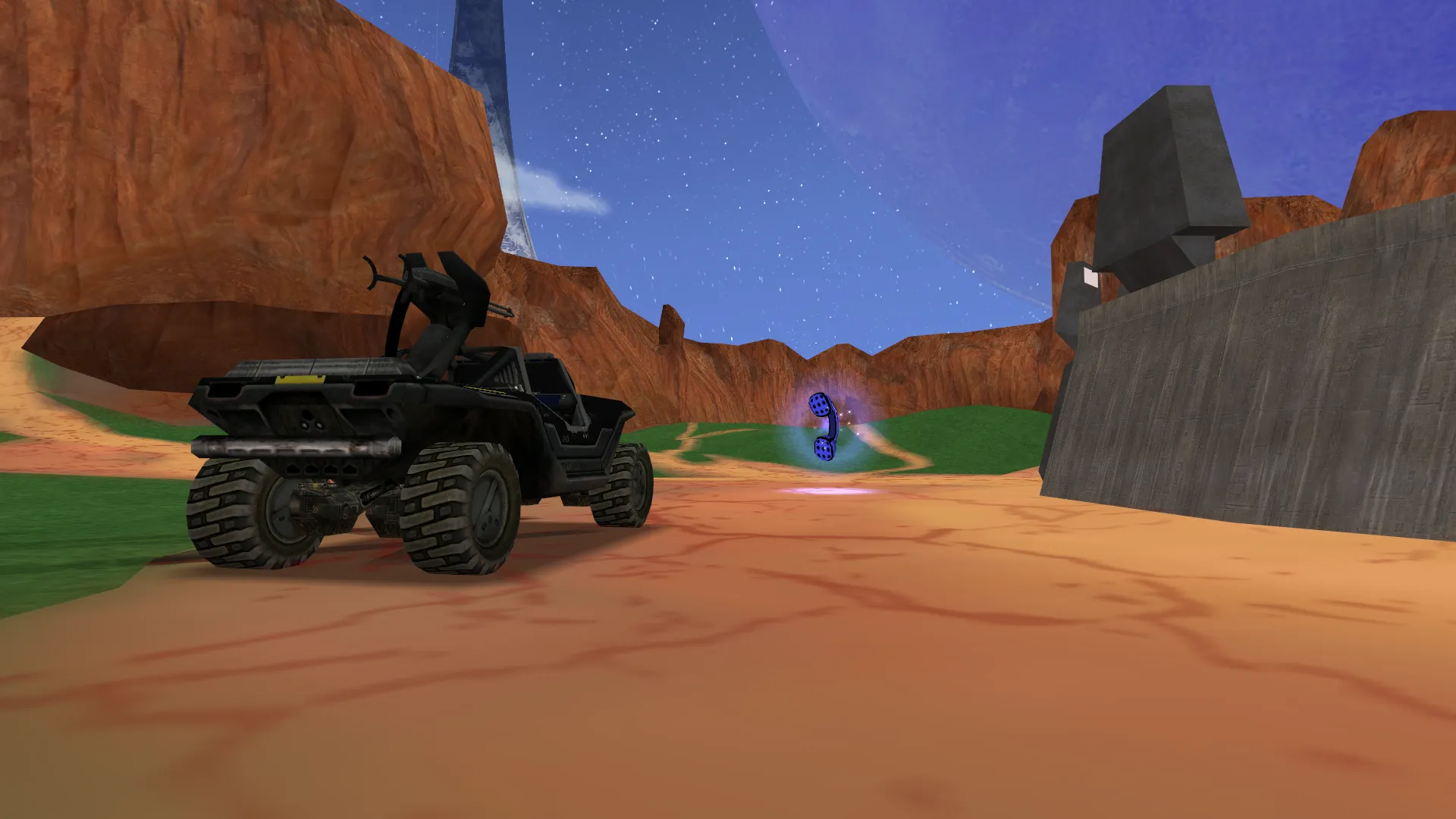 Black Warthog by the red base