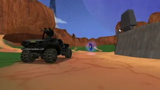 Black Warthog by the red base