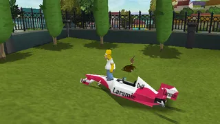 Open Wheel Race Car without wheels.