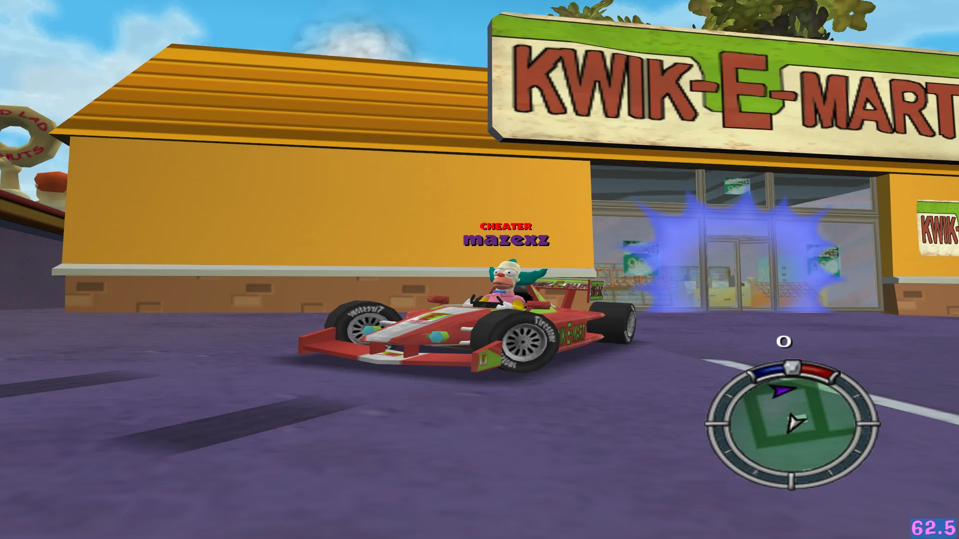 A preview of the Kwik-E-Mart car
