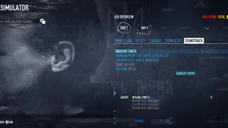 Showing "Sunday Drive" in the Heist Jukebox Selector